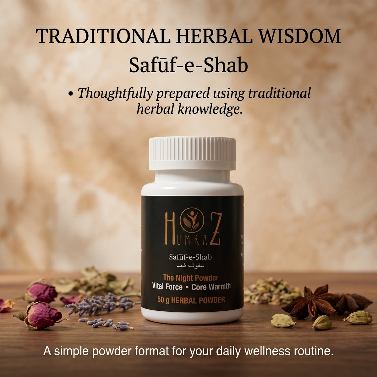 Safūf-e-Shab | Traditional Herbal Powder for Men