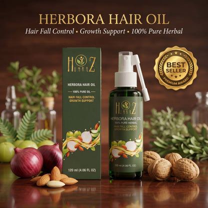 Herbora Hair Oil – 100% Pure Herbal Hair Oil | 120ml